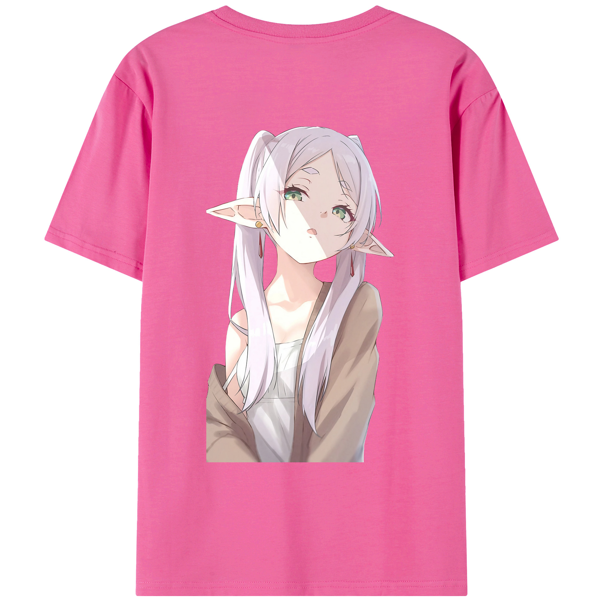 （画像用） 葬送のフリーレン Frieren レディース半袖Tシャツ(バックプリント)